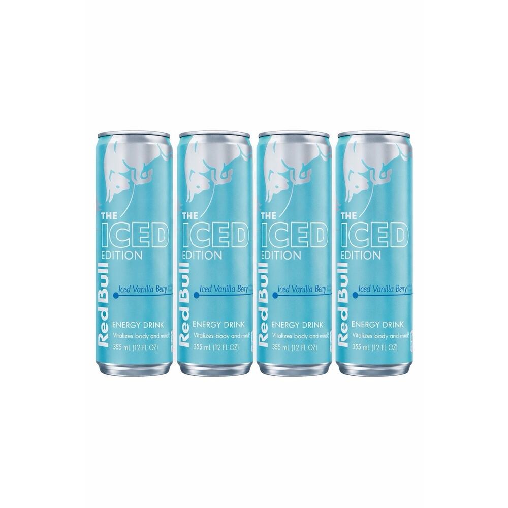 Red Bull Iced Vanilla Berry 12 Fl. Oz. 4 Pack